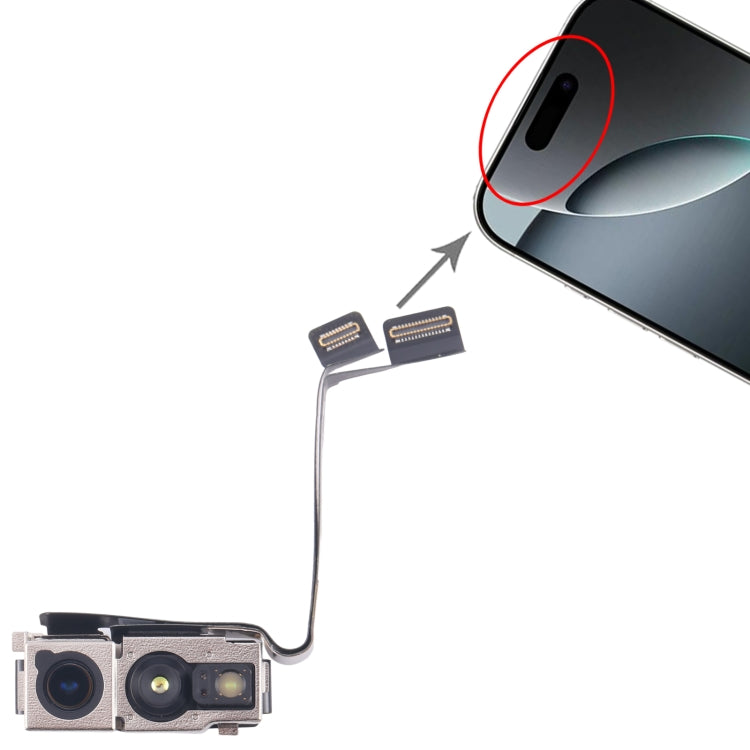 For iPhone 16 Pro Front Facing Camera - by PMC Jewellery | Online Shopping South Africa | PMC Jewellery | Buy Now Pay Later Mobicred