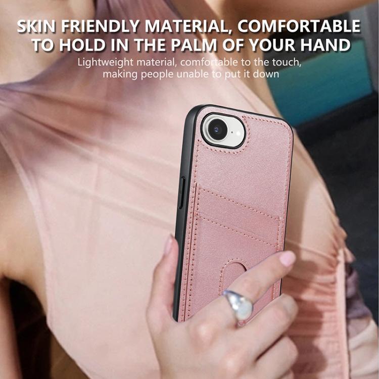 For iPhone 16e AZNS K1 Series Card Slot Business Phone Case(Brown) - free shipping - PMc TechLife - Order now!