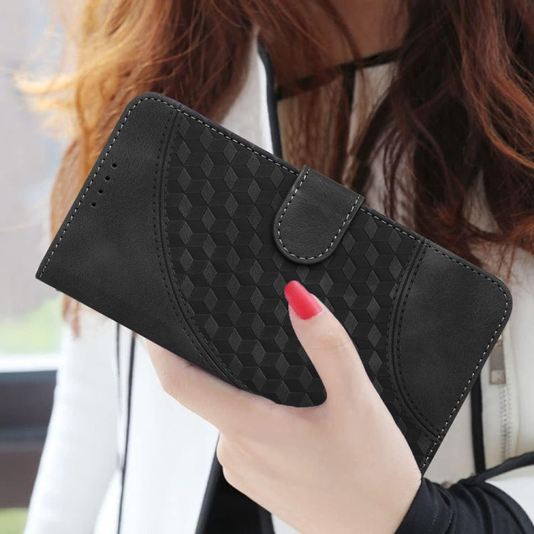 For Samsung Galaxy S25 Ultra 5G YX0060 Elephant Head Embossed Phone Leather Case with Lanyard(Black) - Galaxy S25 Ultra 5G Cases by PMC Jewellery | Online Shopping South Africa | PMC Jewellery | Buy Now Pay Later Mobicred