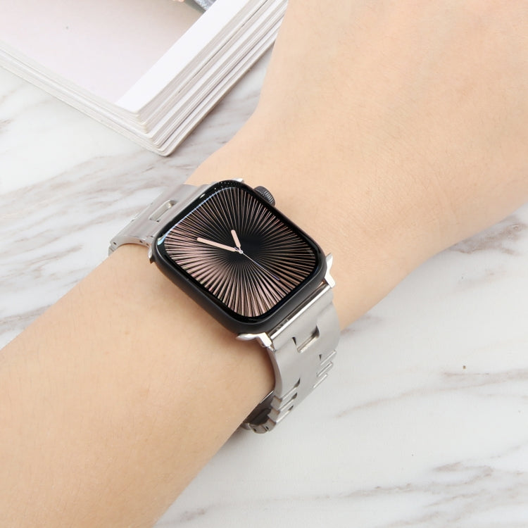 For Apple Watch 46mm / 49mm / 45mm / 44mm Quick Release Stainless Steel Watch Band(Silver) - free shipping - PMC TechLife - Order now!