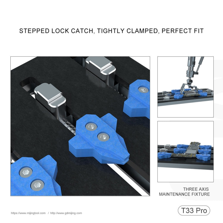 Mijing T33 Pro 3-Axis Multi-Angle Fixing Motherboard Maintenance PCB Fixture - Repair Fixture by MIJING | Online Shopping South Africa | PMC TechLife | Buy Now Pay Later Mobicred