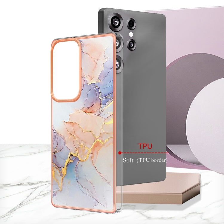 For Samsung Galaxy S25 Ultra 5G Electroplating IMD TPU Phone Case(White Marble) - Galaxy S25 Ultra 5G Cases by PMC Jewellery | Online Shopping South Africa | PMC Jewellery | Buy Now Pay Later Mobicred