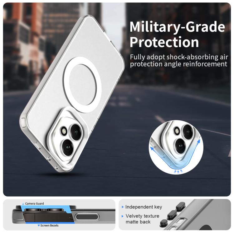 For Honor 400 Global 156.5mm Candy Magsafe PC Hybrid TPU Phone Case(White) - free shipping - PMC TechLife - Order now!