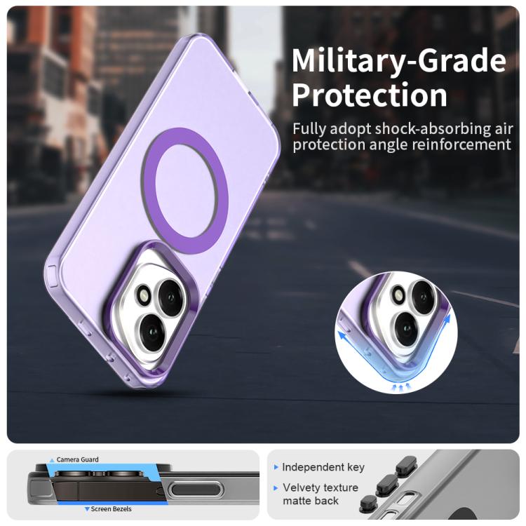 For Honor 400 Global 156.5mm Candy Magsafe PC Hybrid TPU Phone Case(Purple) - free shipping - PMC TechLife - Order now!