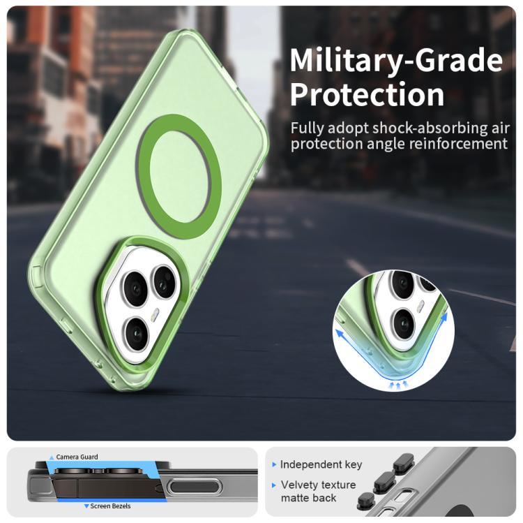 For Honor 400 Pro Global 160.8mm Candy Magsafe PC Hybrid TPU Phone Case(Green) - free shipping - PMC TechLife - Order now!