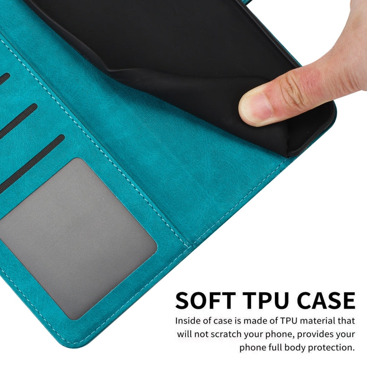 For Samsung Galaxy S25+ / S24+ 5G Solid Calf Texture Flip Leather Phone Case(Green) - Galaxy S25+ 5G Cases by PMC TechLife | Online Shopping South Africa | PMC TechLife | Buy Now Pay Later Mobicred