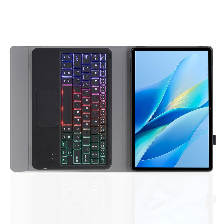 For vivo Pad Air / iQOO Pad 11.5 AV13-AS TPU Ultra-thin Detachable Backlight Bluetooth Keyboard Leather Case with Touchpad(Black) - free shipping - PMC Jewellery - Order now!
