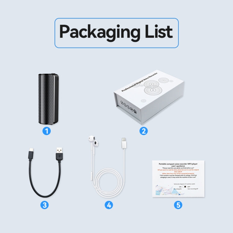 Q70A Magnetic Noise Reduction Voice Recording Pen Support APP Control, Memory:128GB(Black) - Recording Pen by PMC TechLife | Online Shopping South Africa | PMC TechLife | Buy Now Pay Later Mobicred