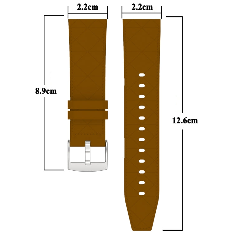 For Huawei Watch GT 5 / GT 5 Pro 46mm Square 22mm Leather Watch Band(Black) - Watch Bands by PMc TechLife | Online Shopping South Africa | PMc TechLife | Buy Now Pay Later Mobicred