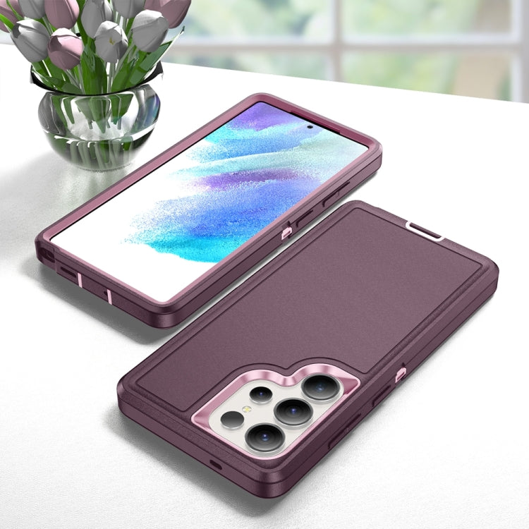 For Samsung Galaxy S25 Ultra 5G Life Water-resistant Rugged Phone Case(Purple + Pink) - Galaxy S25 Ultra 5G Cases by PMC Jewellery | Online Shopping South Africa | PMC Jewellery | Buy Now Pay Later Mobicred