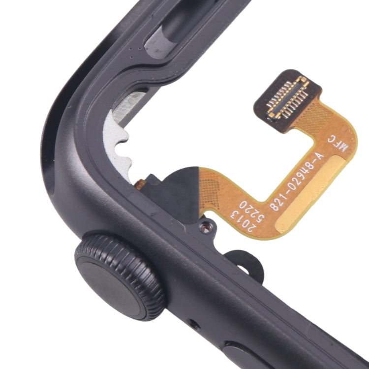 For Apple Watch Series 6 44MM LTE Aluminium Alloy Middle Frame Bezel Plate with Crown Spin Axis Flex Cable(Grey) - Middle Frame by PMC TechLife | Online Shopping South Africa | PMC TechLife | Buy Now Pay Later Mobicred