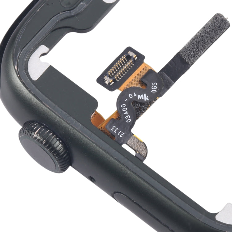 For Apple Watch Series 7 45MM LTE Aluminium Alloy Middle Frame Bezel Plate with Crown Spin Axis Flex Cable(Green) - Middle Frame by PMC TechLife | Online Shopping South Africa | PMC TechLife | Buy Now Pay Later Mobicred