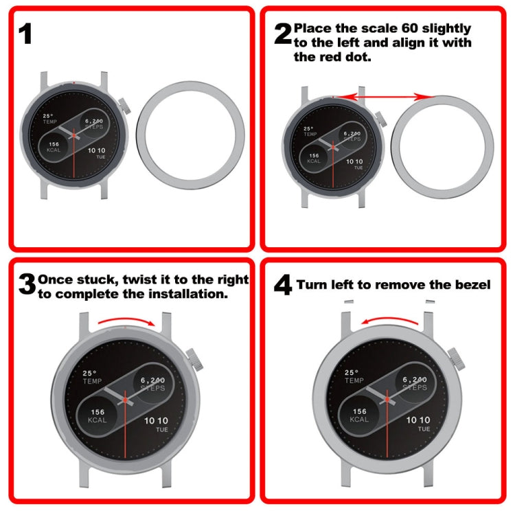 For CMF Watch Pro 2 Smart Watch Metal Bezel Ring Frame Without Words Version(Silver) - free shipping - PMC TechLife - Order now!