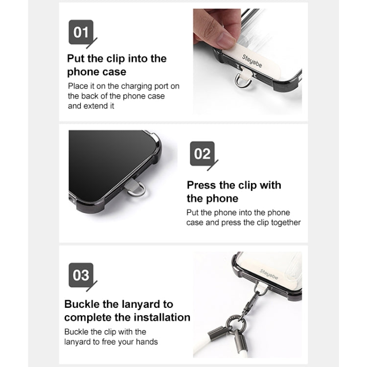 DUX DUICS Stoyobe PL-II Universal Silicone Phone Wrist Strap Anti-lost Lanyard(Black) - Lanyards & Wrist Straps by DUX DUCIS | Online Shopping South Africa | PMc TechLife | Buy Now Pay Later Mobicred