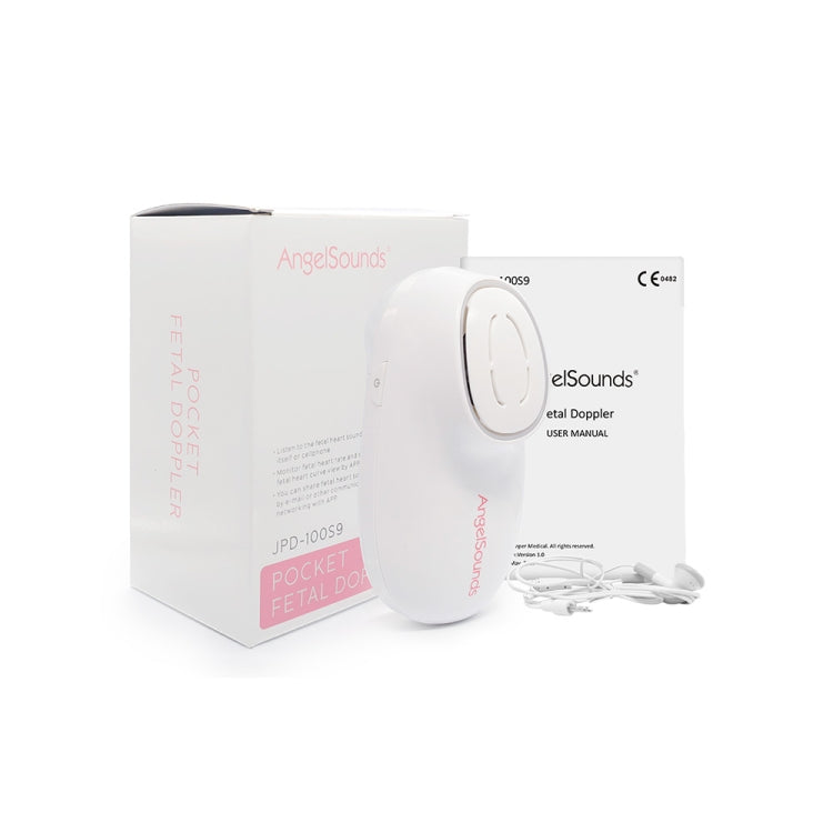 AngelSounds JPD-100S9 Pregnant Women Home Fetal Doppler Heart Rate Monitor(White) - free shipping - PMC TechLife - Order now!