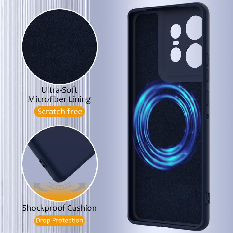 For Motorola Moto X50 Ultra Shockproof Silicone Magsafe Phone Case(Navy Blue) - free shipping - PMC TechLife - Order now!