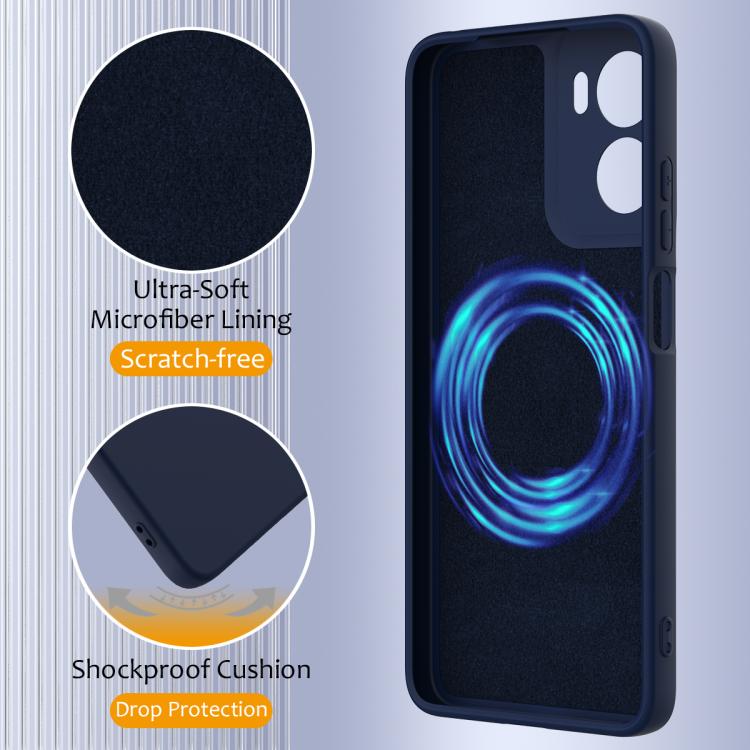 For Motorola Moto G05 / E15 Shockproof Silicone Magsafe Phone Case(Navy Blue) - free shipping - PMC TechLife - Order now!