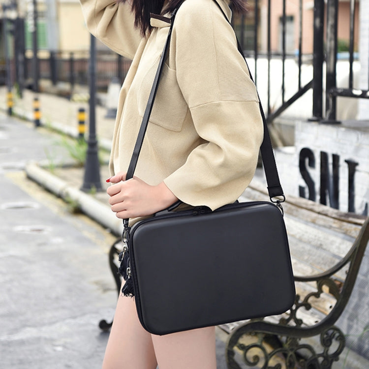 For DJI Mavic Air 2 Portable PU Shoulder Storage Bag Protective Box(Black) - Carry Cases & Bags by PMC TechLife | Online Shopping South Africa | PMC TechLife | Buy Now Pay Later Mobicred