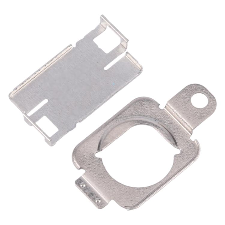 For iPhone 15 1 Pair Flashlight / Mic Iron Sheet Cover (On The Back Cover) - Others by PMc TechLife | Online Shopping South Africa | PMc TechLife | Buy Now Pay Later Mobicred