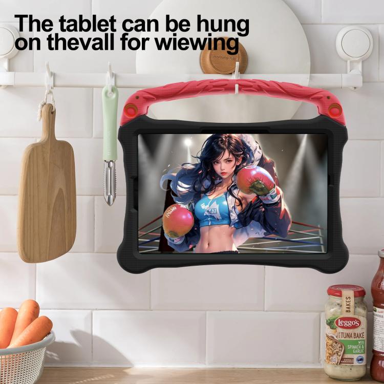 For Honor Pad X8a 11 inch Boxing Series Kickstand EVA Shockproof Tablet Case with Shoulder Strap(Black Red) - Honor by PMC TechLife | Online Shopping South Africa | PMC TechLife | Buy Now Pay Later Mobicred