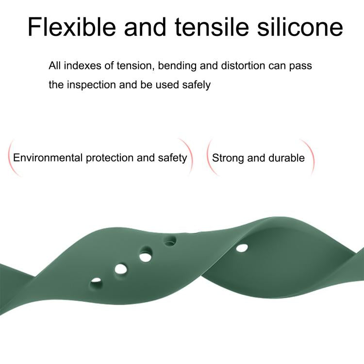 For Apple Watch 46mm / 49mm / 45mm / 44mm Sport Silicone Watch Band(Flower) - Watch Bands by PMc TechLife | Online Shopping South Africa | PMc TechLife | Buy Now Pay Later Mobicred