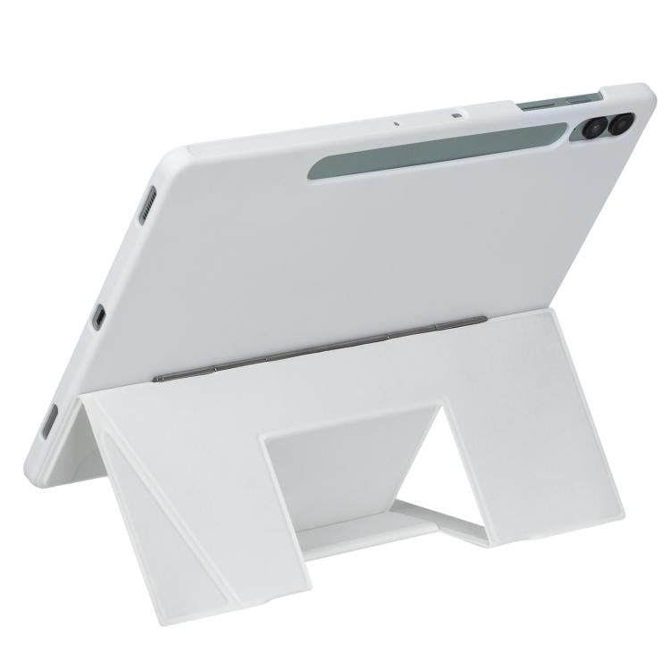 For Samsung Galaxy Tab S10+ / S9 FE+ / S9+ Holder Floating Detachable Backlight Keyboard Tablet Leather Case with Touchpad(White) - Samsung Keyboard by PMC TechLife | Online Shopping South Africa | PMC TechLife | Buy Now Pay Later Mobicred