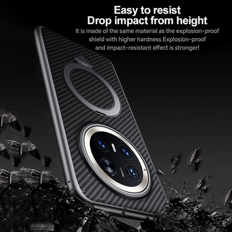 For Huawei Mate 70 Pro / Mate 70 Pro+ SULADA Kevlar Texture MagSafe Magnetic Holder Phone Case(Blue) - Huawei Cases by SULADA | Online Shopping South Africa | PMC TechLife | Buy Now Pay Later Mobicred