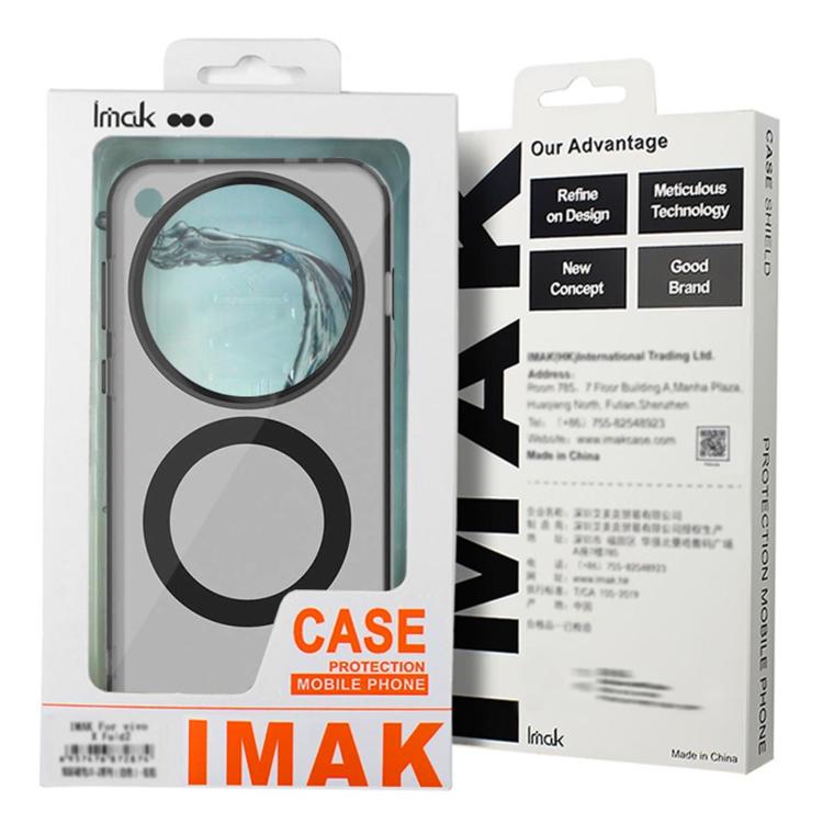 For iPhone 16e IMAK Candy Series Shockproof MagSafe Phone Case(Red) - iPhone 16e Cases by imak | Online Shopping South Africa | PMC TechLife | Buy Now Pay Later Mobicred