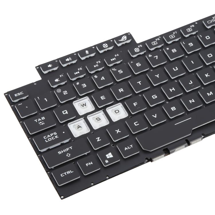 US Version Colorful 16 Pin Backlit Laptop Keyboard for Asus ROG Strix Scar G512 G512LV G512LW G512LI(Transparent keycaps) - free shipping - PMc TechLife - Order now!