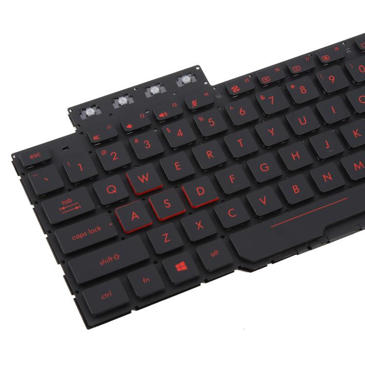 US Version Backlit Laptop Keyboard for Asus FX63 FX63V FX503VM FX503VD ZX63VE FZ63V GL503VS(Red) - Replacement Keyboards by PMc TechLife | Online Shopping South Africa | PMc TechLife | Buy Now Pay Later Mobicred