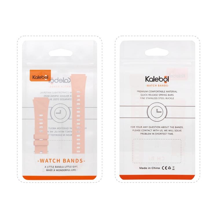 Kalebol 18mm Universal Diamond Embossed Silicone Strap(Orange) - free shipping - PMc TechLife - Order now!
