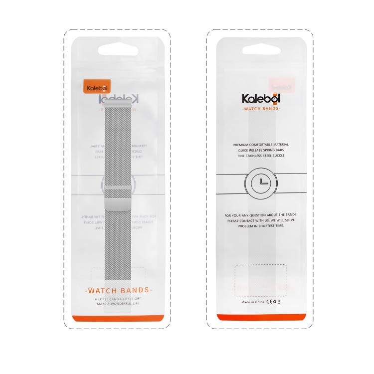 Kalebol 22mm Universal Loop Double Magnetic Buckle Milanese Strap(Grey) - free shipping - PMc TechLife - Order now!