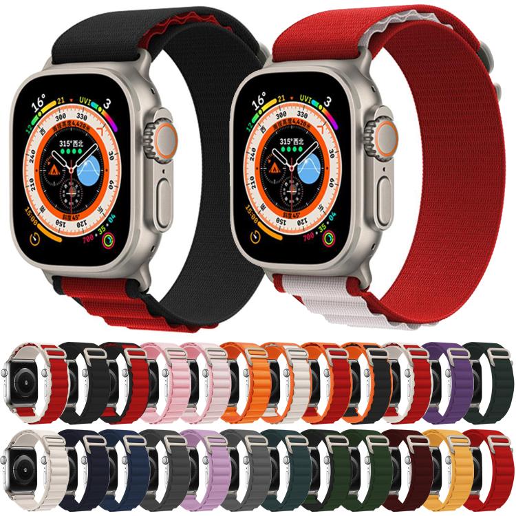 For Apple Watch 42mm / 41mm / 40mm / 38mm Kalebol Aline Nylon Loop Watch Band(Light Purple) - Watch Bands by Kalebol | Online Shopping South Africa | PMC TechLife | Buy Now Pay Later Mobicred
