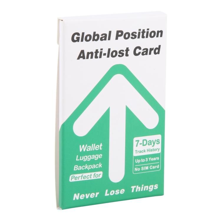 My Card K1 Global Ultra-thin Card Type Location Tracker Anti-lost Device(Black) - Personal Tracker by PMc TechLife | Online Shopping South Africa | PMc TechLife | Buy Now Pay Later Mobicred
