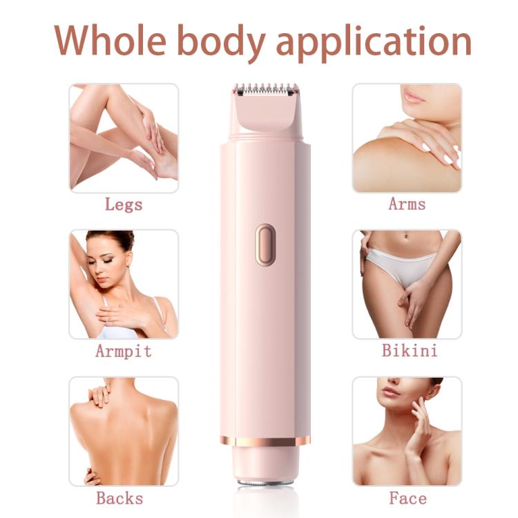 Type-C Double Head Female Private Parts Electric Shaver(Pink) - free shipping - PMC TechLife - Order now!