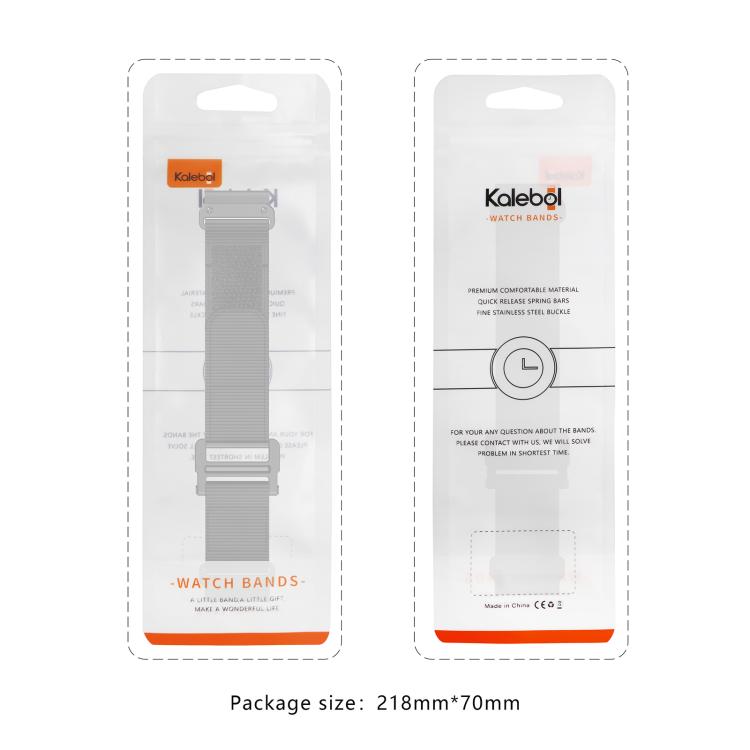 For Garmin QuickFit 26mm Kalebol Loop Nylon Buckle Watch Band(Black) - free shipping - PMc TechLife - Order now!