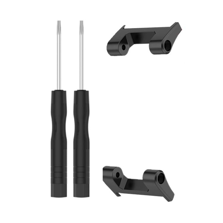 For Amazfit T-Rex 1 Pair Metal Watch Band Connector with Screwdriver(Silver) - For Amazfit by PMc TechLife | Online Shopping South Africa | PMc TechLife | Buy Now Pay Later Mobicred