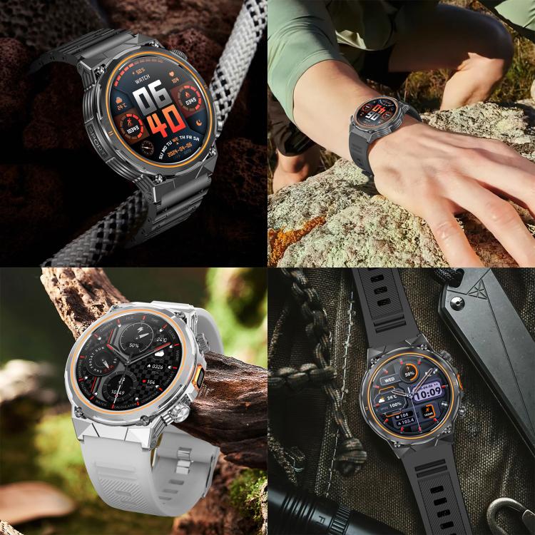 AK81 BT Call Smart Watch, Support Blood Pressure / Heart Rate / Sports Wellness Tracking Fitness Tracker(Silver Steel) - free shipping - PMC TechLife - Order now!