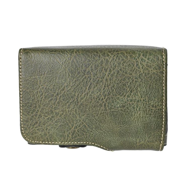 For FUJIFILM X-M5 Retro Litchi Texture Leather Full Body Camera Case Bag with Strap(Green) - free shipping - PMC TechLife - Order now!