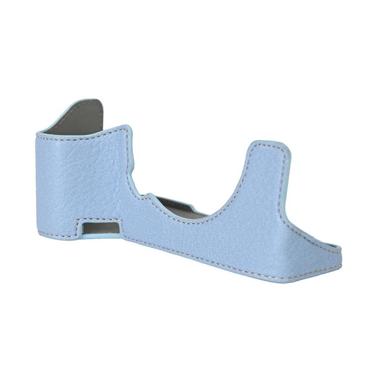 For Sony ILCE7RM5 / A7R5 Litchi Texture PU Leather Camera Half Case Base(Blue) - free shipping - PMC TechLife - Order now!