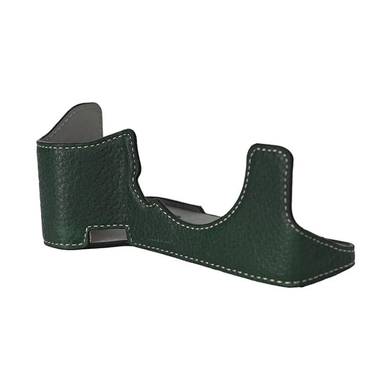 For Sony ILCE7RM5 / A7R5 Litchi Texture PU Leather Camera Half Case Base(Green) - free shipping - PMC TechLife - Order now!