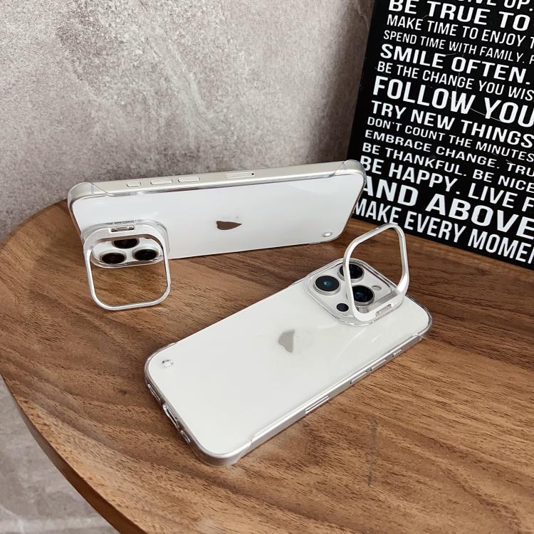 For iPhone 16 Ultra-thin Transparent Frameless Lens Holder Phone Case - free shipping - PMC TechLife - Order now!