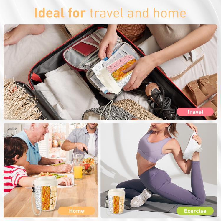 Portable Compartment Sealed Medicine Organizer Large Pill Storage Cup(Beige) - free shipping - PMC TechLife - Order now!