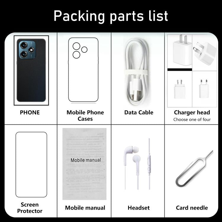 Note 14 / ZKU291, 2GB+16GB, 6.56 inch Android 8.1 MTK6580A Quad Core, Network: 3G, Dual SIM, Plug:US Plug(White) - free shipping - PMc TechLife - Order now!