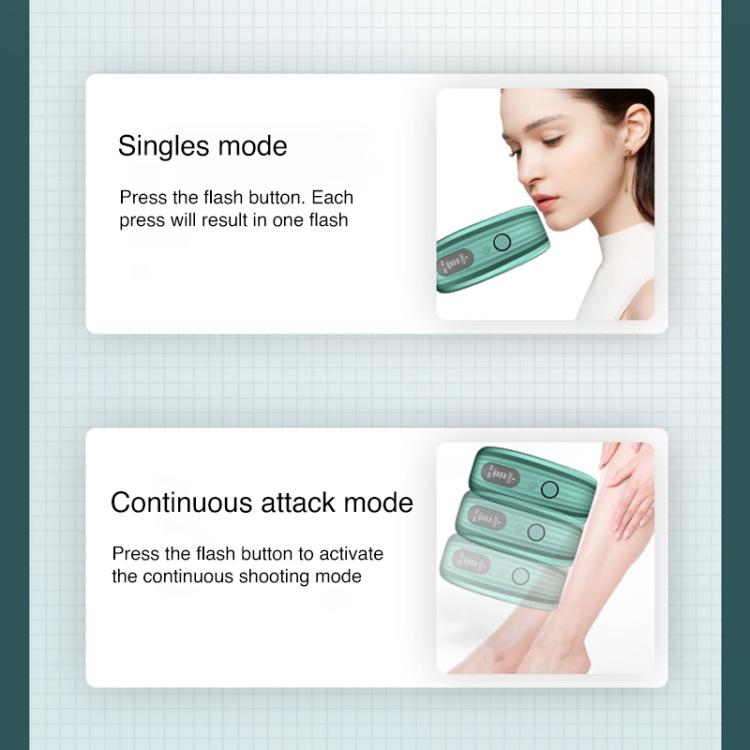 FY-B501 Laser Hair Removal Device Home Electric IPL Intense Pulse Hair Remover, US Plug(Dark Green) - free shipping - PMC TechLife - Order now!