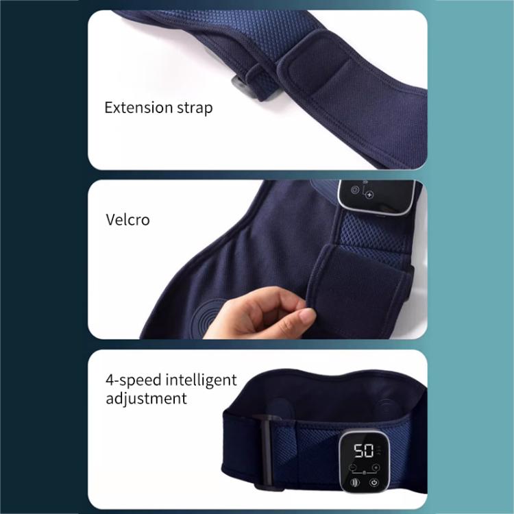 WG-HG-16008 Hot Compress Massage Waist Massager Period Pain Relieve Massager(Navy Blue) - free shipping - PMC TechLife - Order now!
