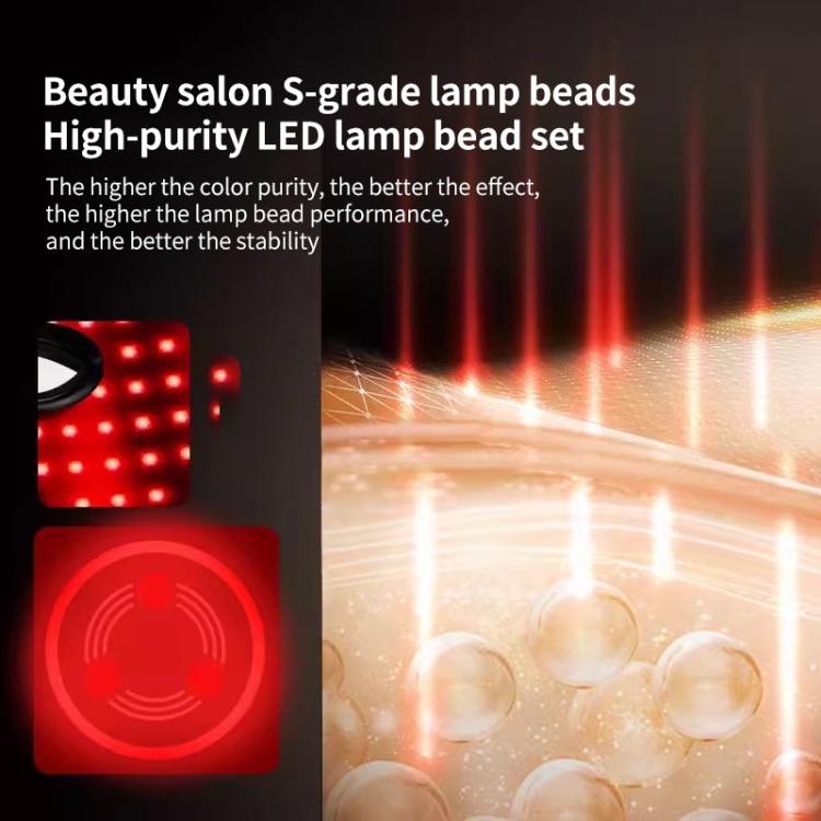 WG-SP-1103 LED Colorful Photon Rejuvenation Mask Facial Beauty Instrument, Infrared, Plug:UK Plug(Pink) - free shipping - PMC TechLife - Order now!