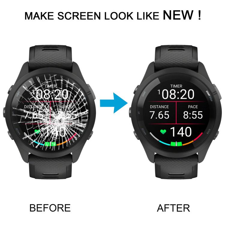 For Garmin Forerunner 265 46mm Original Front Screen Outer Glass Lens - free shipping - PMC TechLife - Order now!