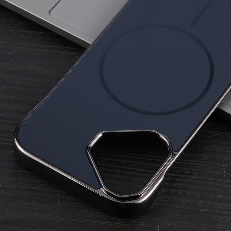 For iPhone 16 Plus Electroplating Frameless Frosted Anti-Glare PC MagSafe Phone Case(Black) - free shipping - PMC TechLife - Order now!