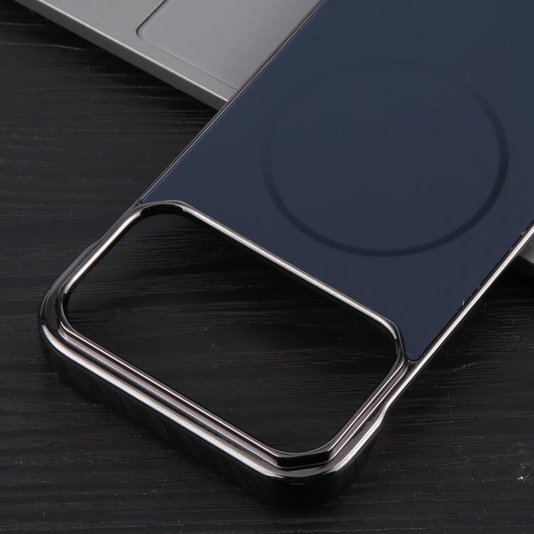 For iPhone 17 Pro Max Electroplating Frameless Frosted Anti-Glare PC MagSafe Phone Case(Black) - free shipping - PMC TechLife - Order now!